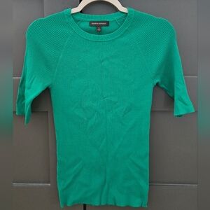 Banana Republic Emerald Ribbed Sweater
